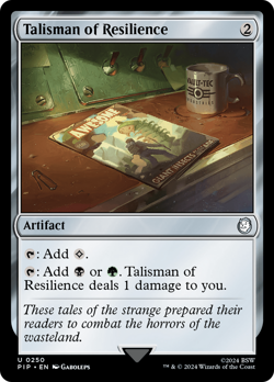 Talisman of Resilience [Fallout] Magic MTG - Image 1
