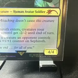 Sephiroth, Planet's Heir - Promo FOIL - Final Fantasy #4 Rare, NM - Image 3