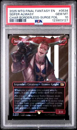 123903127 Seifer Almasy 2025 MTG Final Fantasy #0534 Surge Foil PSA 10 - Image 1