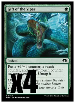 MTG l Gift of the Viper (x4 Playset) | (NM) Modern Horizons 3 - Image 1