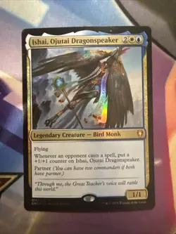 Ishai, Ojutai Dragonspeaker Commander Anthology Volume II Foil CM2 12 Bird Monk - Image 1