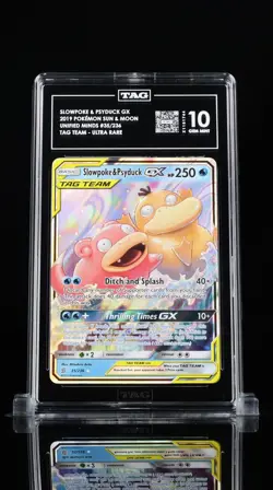 Slowpoke & Psyduck GX 35/236 S&M Unified Minds Tag Team Pokemon TAG 10 - Image 1