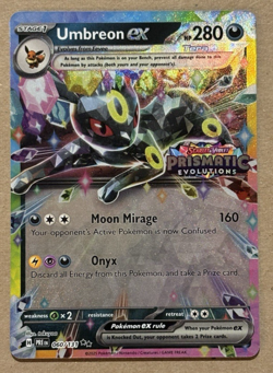 Umbreon Ex Stamp Holo Prismatic Evolution Promo 060/131 Pokemon TCG - Image 1