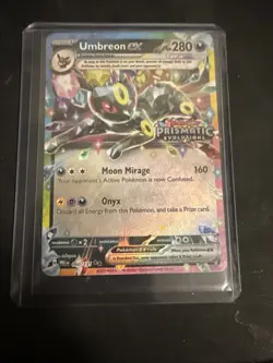 Umbreon Ex Stamped Pokemon Prismatic Evolutions Promo Surprise Box 60/131 - Image 1