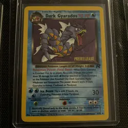 Pokemon Dark Gyarados 70HP Prerelease Holo Promo 2000 8/82 vintage NM - Image 1