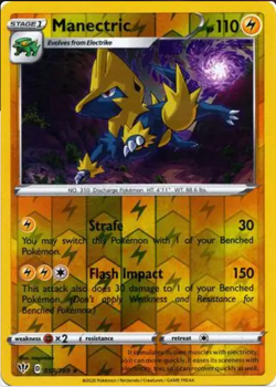 Pokemon TCG - Manectric - 059/189 - Reverse Holo Rare - Darkness Ablaze - LP - Image 1