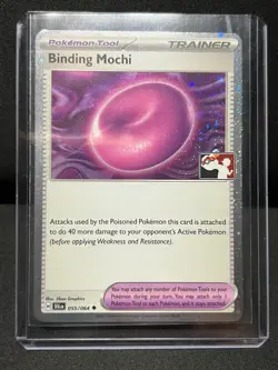 Binding Mochi 055/064 Cosmos Holo Stamped Promo Pokemon Play! Prize Pack NM - Image 1