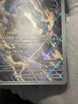 Pokemon TCG Thundurus SM209 Black Star Promo Pokemon Center Holo Full Art DMG - Image 4