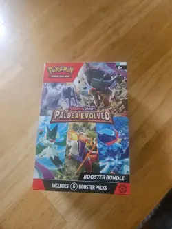 Pokemon TCG Paldea Evolved Booster Bundle Box 6 Packs 6/8 - PKU85362 820650853623 - Image 1