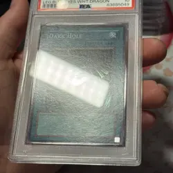 Yugioh Dark Hole LOB-EN052 Super Rare PSA 10 GEM MINT original EN Print - Image 4