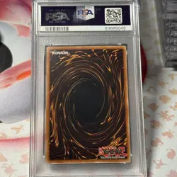 Yugioh Dark Hole LOB-EN052 Super Rare PSA 10 GEM MINT original EN Print - Image 5
