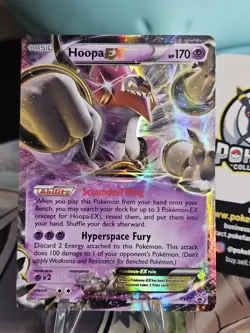Pokemon Hoopa EX XY71 Black Star Promo Holo LP - Image 1
