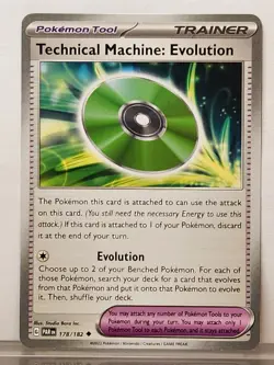 Technical Machine: Evolution | 178/182 | Uncommon | Pokemon Paradox Rift - Image 1
