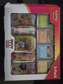Pokemon Scarlet Violet 151 Mini Tins, 5 Pack - Image 1