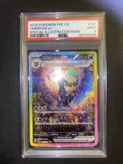 2025 POKEMON PRE EN-PRISMATIC EVOLUTIONS #161 UMBREON EX PSA 9 - Image 2