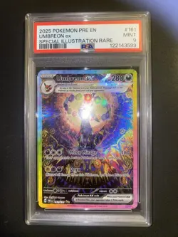 2025 POKEMON PRE EN-PRISMATIC EVOLUTIONS #161 UMBREON EX PSA 9 - Image 4