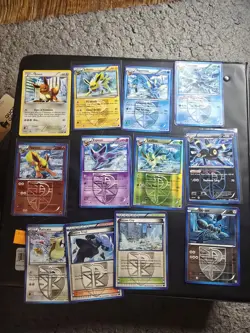 Eeveelutions Lot Leafeon 11/116 Jolteon, Glaceon, Holo& Non Pokemon Plasma - Image 1