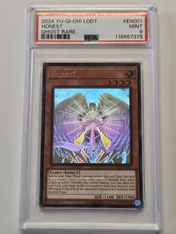 Honest LODT-EN001 PSA 9 Ghost Rare Yugioh Light of Destruction 2024 Unlimited - Image 1