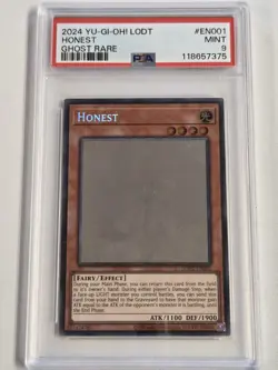 Honest LODT-EN001 PSA 9 Ghost Rare Yugioh Light of Destruction 2024 Unlimited - Image 2
