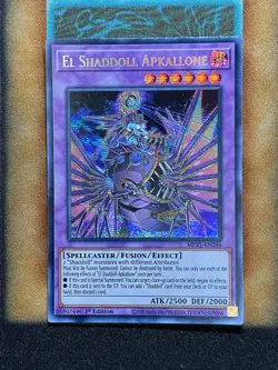 Yugioh El Shaddoll Apkallone MP21-EN246 Secret Rare 1st Ed NM - Image 1
