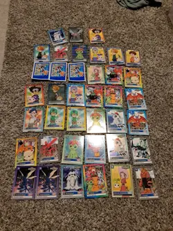 Digimon Upper Deck Animated Series Cards Vintage Lot of 39 Cards. Played Shape - Image 1