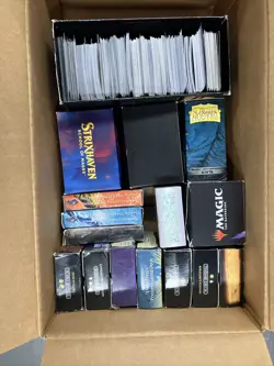 Big Lot Of Magic The Gathering Cards Collection 3 Binders And Boxes Of Cards - Image 2