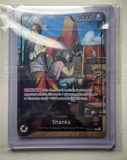 One Piece Shanks OP09-001 PSA Magazine Promo Card - NM - Image 1