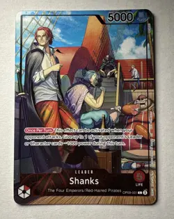One Piece Shanks OP09-001 PSA Magazine Promo Card - NM - Image 2