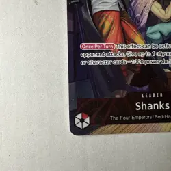 One Piece Shanks OP09-001 PSA Magazine Promo Card - NM - Image 5