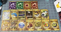 Pokemon TCG Gold Trainer Lot; 17 Cards; Different Sets; All Near Mint/Mint NM/M - Image 1