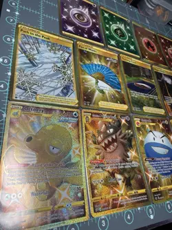 Pokemon TCG Gold Trainer Lot; 17 Cards; Different Sets; All Near Mint/Mint NM/M - Image 2