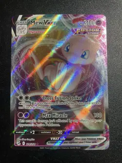 Mew VMAX 114/264 Swsh08: Fusion Strike Holo UR NM Pokemon Card 2021 - Image 1