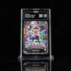 Vegapunk OP07-097 TAG 10 Alternate Art Foil One Piece TCG Leader card - Image 1