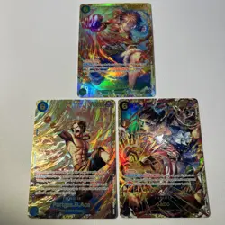Luffy Ace Sabo OP13 SEC Set Carrying on His Will One Piece Card - Image 1