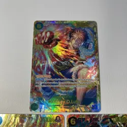 Luffy Ace Sabo OP13 SEC Set Carrying on His Will One Piece Card - Image 4
