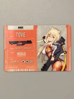 Tove - Goddess of Victory: Nikke Silver Plastic Card - Image 2