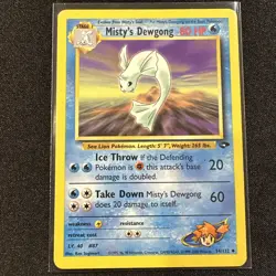 LP 054/132 Misty's Dewgong Gym Challenge Uncommon Pokemon Card - Image 1