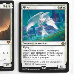 Glory Dominaria Remastered Magic The Gathering MTG Rare Card - Image 1