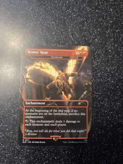 Kratos’ Rage (Pyrohemia) Non FOIL God of War Secret Lair MTG - Image 1
