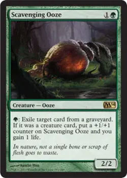 1x Scavenging Ooze - Foil Moderate Play MTG Magic - Kid Icarus - - Image 1