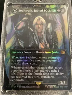 Sephiroth, Fabled SOLDIER (0317) (Borderless) Final Fantasy Foil - Image 2