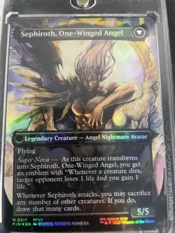 Sephiroth, Fabled SOLDIER (0317) (Borderless) Final Fantasy Foil - Image 3