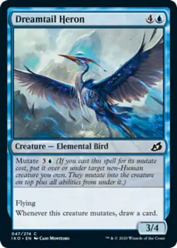 1x Dreamtail Heron - Ikoria: Lair of Behemoths - Near Mint, English - MTG! - Image 1