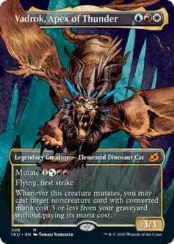 1x Vadrok, Apex of Thunder - Showcase - Ikoria: Lair of Behemoths - Near Mint, E - Image 1