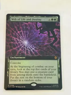 Web of Life and Destiny Extended Art Marvel's Spider-Man Foil 268 - Image 1