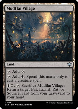 Mudflat Village [Bloomburrow] Magic MTG - Image 1