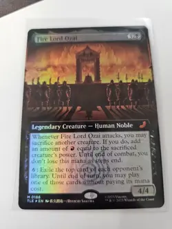 Fire Lord Ozai Extended FOIL MTG Avatar: TLA Nm/M *ON HAND* - Image 1
