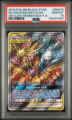 Mltrs/Zpds/Artcn.Gx Hif Elite Trainer Box-F.A. Pokemon Sm Black Star Promo SM210 - Image 1