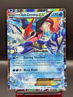 Ash-Greninja EX XY133 - XY Holo Black Star Promo Pokemon TCG MP - Image 1