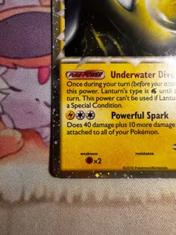Pokemon Lanturn Unleashed (Prime) 86/95 HGSS Swirl - Near Mint/LP+ - Image 4